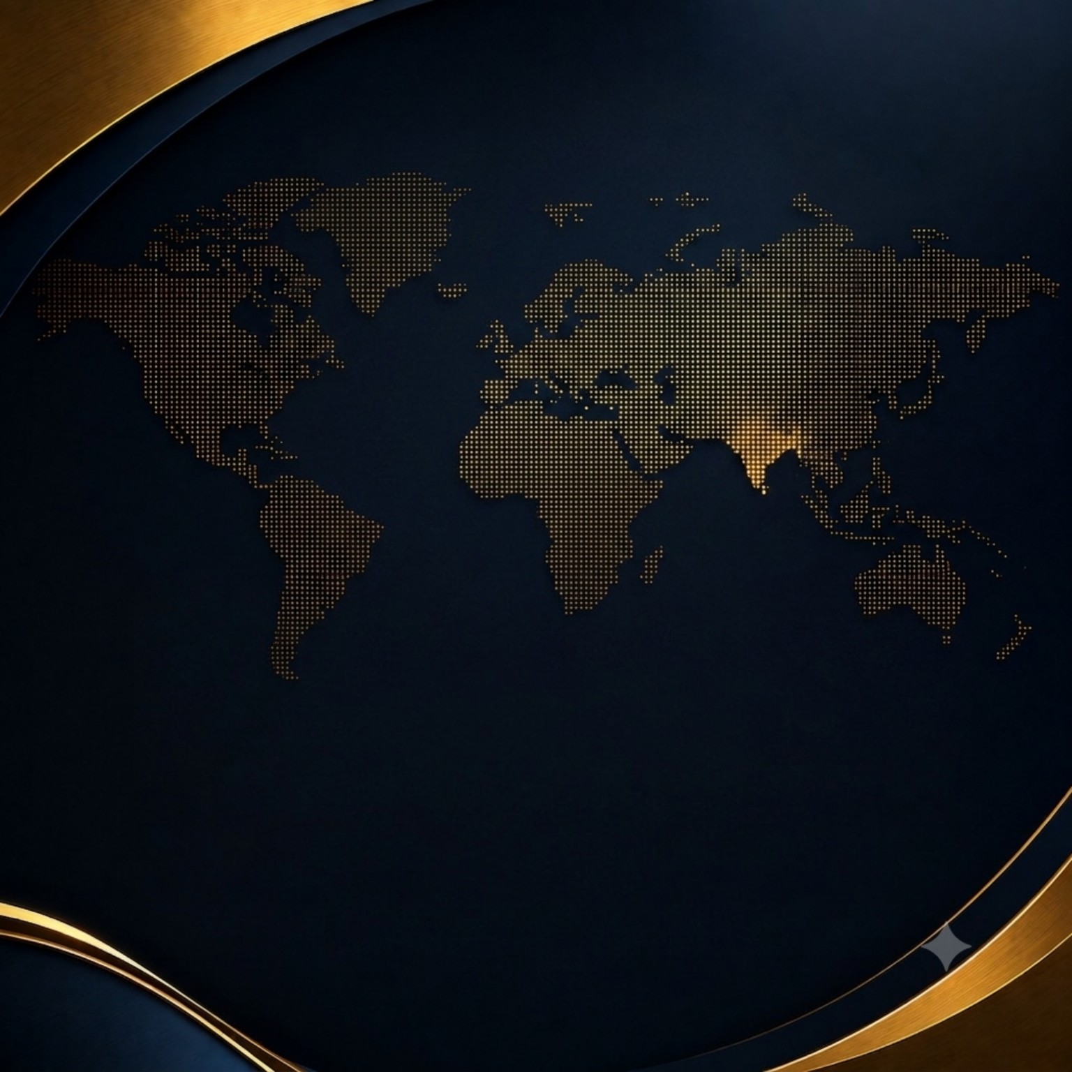 Worldwide digital platform background